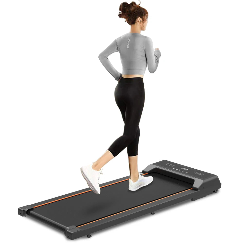 Walking Pad Under Desk Treadmill 2.5HP with LED & Remote