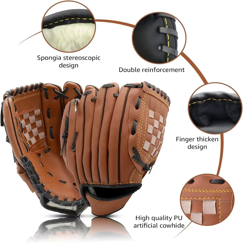 Outdoor Baseball & Softball Glove – Training Size 9.5"-12.5"