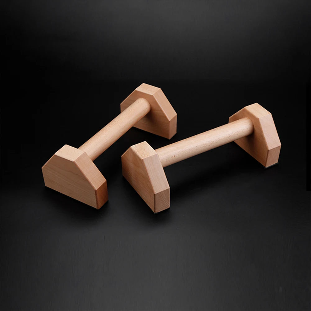 Wooden Non-Slip Push-up Stand