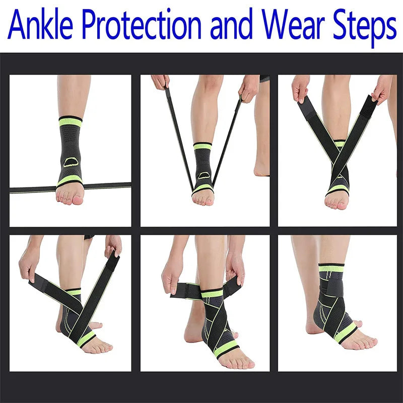 Adjustable Compression Ankle Brace Support