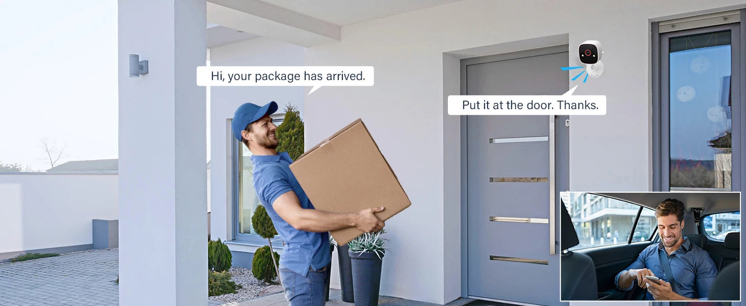 Jennov 2K HD Wireless WiFi Security Camera (5Ghz/2.4Ghz) – Indoor/Outdoor IP66