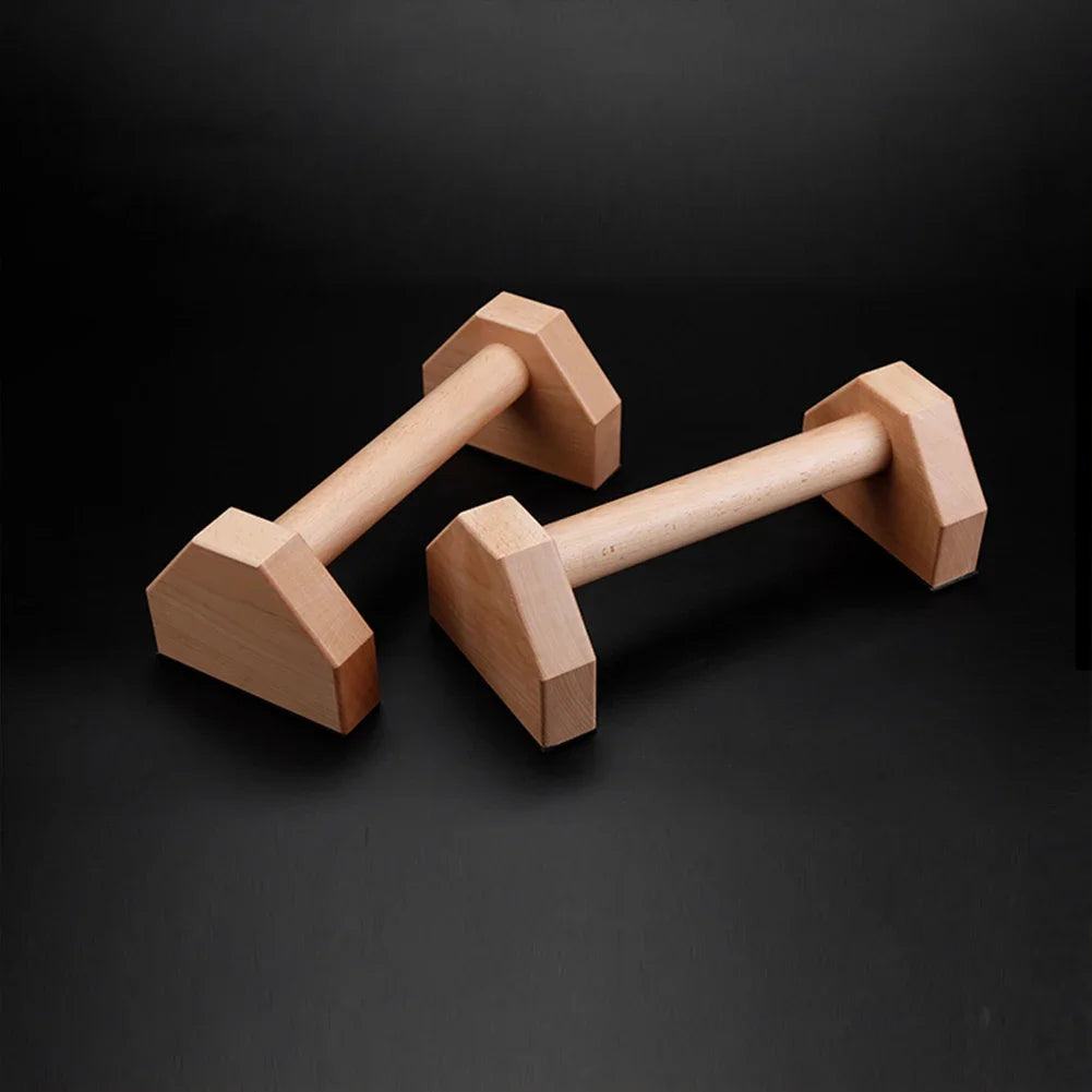 Wooden Non-Slip Push-up Stand