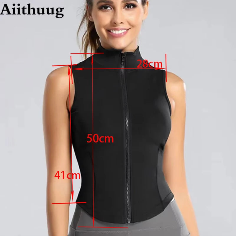 Aiithuug Sleeveless Womens Workout Vest