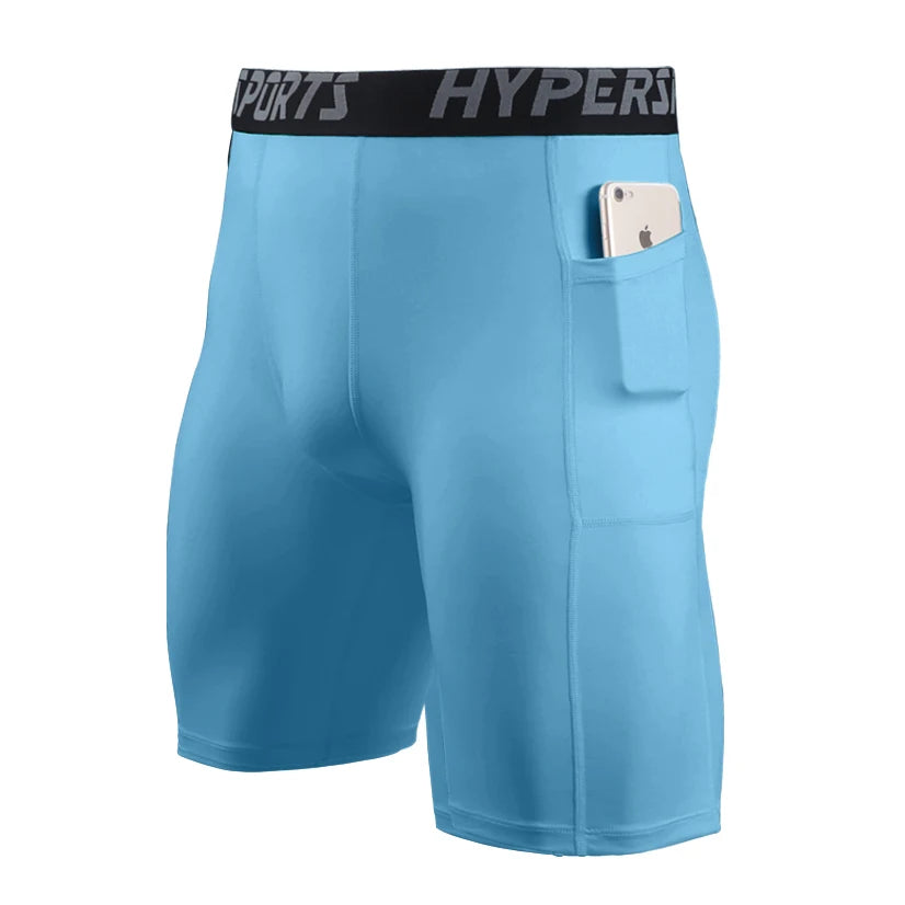 Men’s Quick-Dry Running Compression Shorts