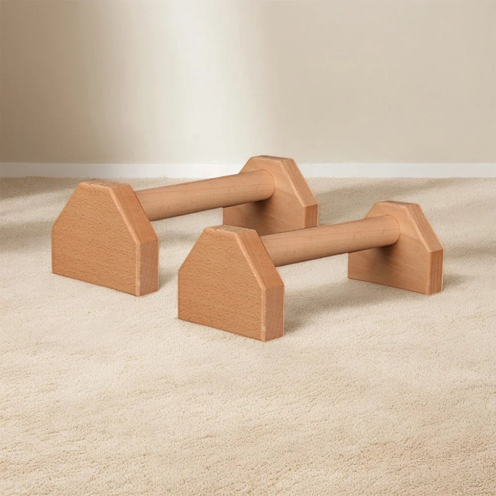Wooden Non-Slip Push-up Stand