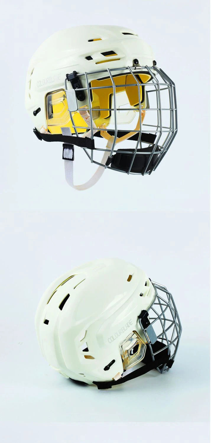 Adjustable Ice Hockey Helmet with Full Face Mask