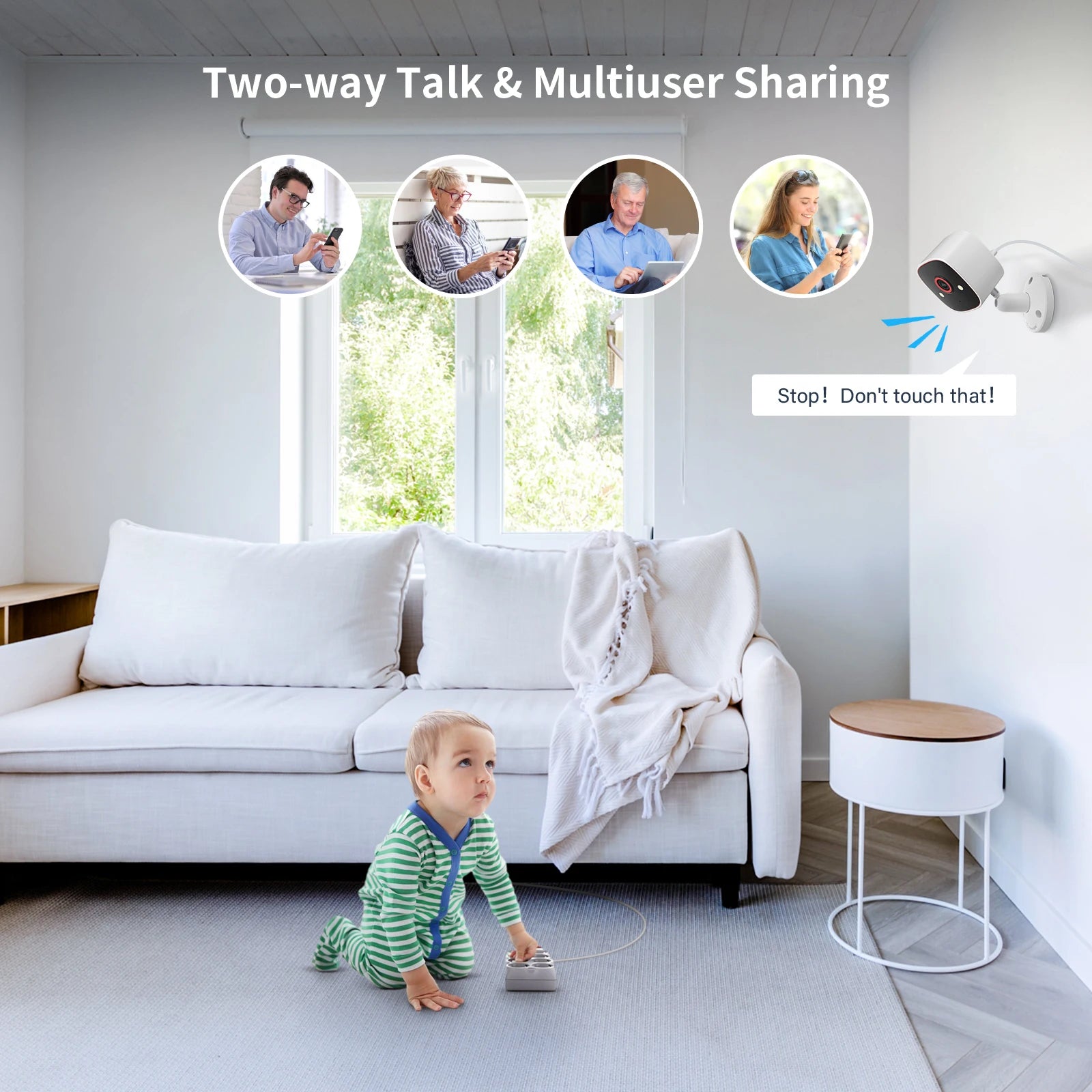 Jennov 2K HD Wireless WiFi Security Camera (5Ghz/2.4Ghz) – Indoor/Outdoor IP66