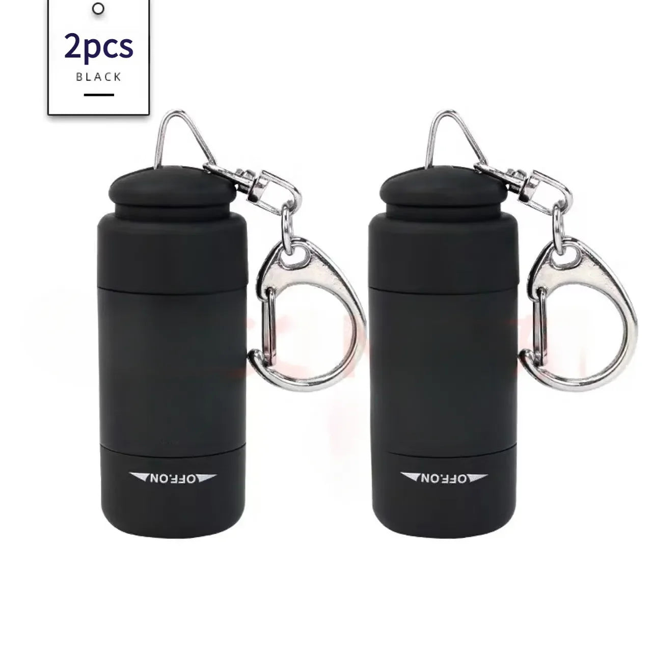 LED Micro USB Rechargeable Keychain Flashlight