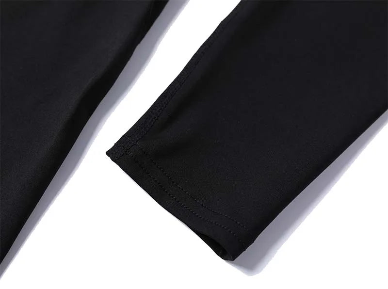 Bat Print Men’s Long Sleeve Compression Shirt | Quick Dry Athletic Rash Guard for Gym & TrainingBat Print Long Sleeve Compression Shirts for Men Gym Workout Running Tees Athletic Quick Dry Tshirts Tops Rash Guard Baselayers