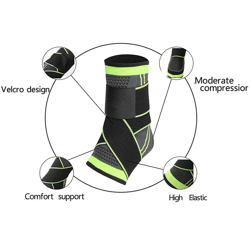 Adjustable Compression Ankle Brace Support